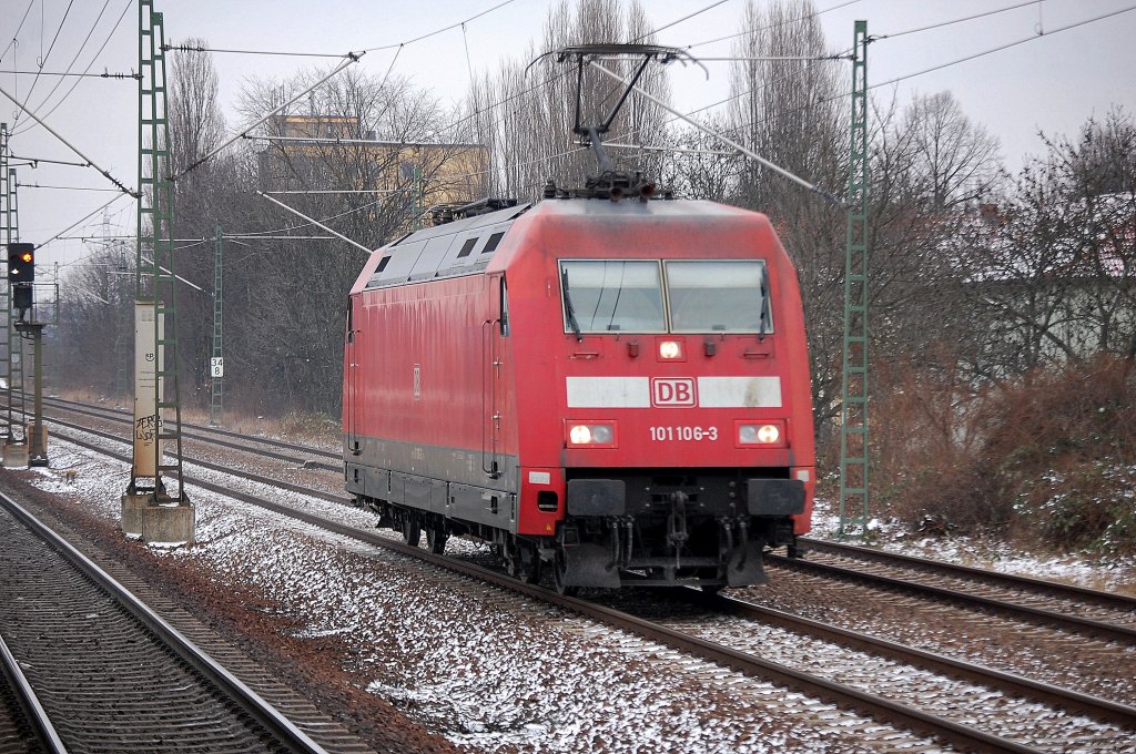 101 106-3 Richtung Berlin-Grunewald auf dem Innenring, 13.01.13 Berlin-Jungfernheide.