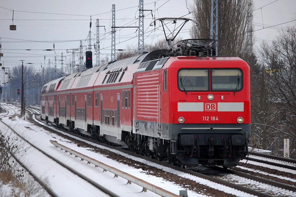 112 184 mit RE3 nach W�nsdorf-Waldstadt, 20.03.13 Berlin-Karow.