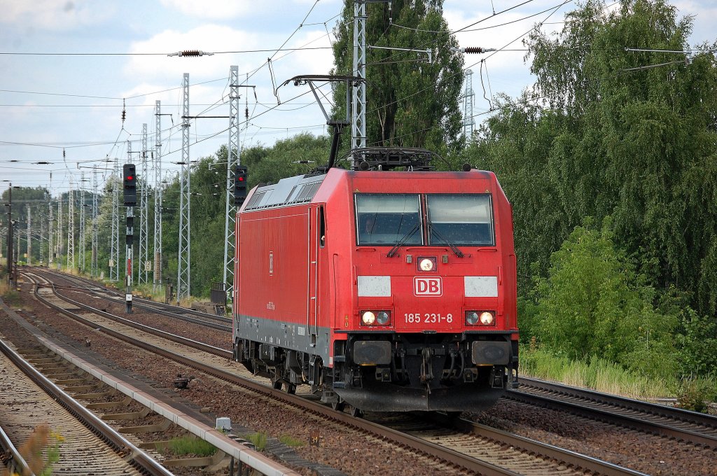 185 231-8 am 15.07.13 Berlin-Karow.