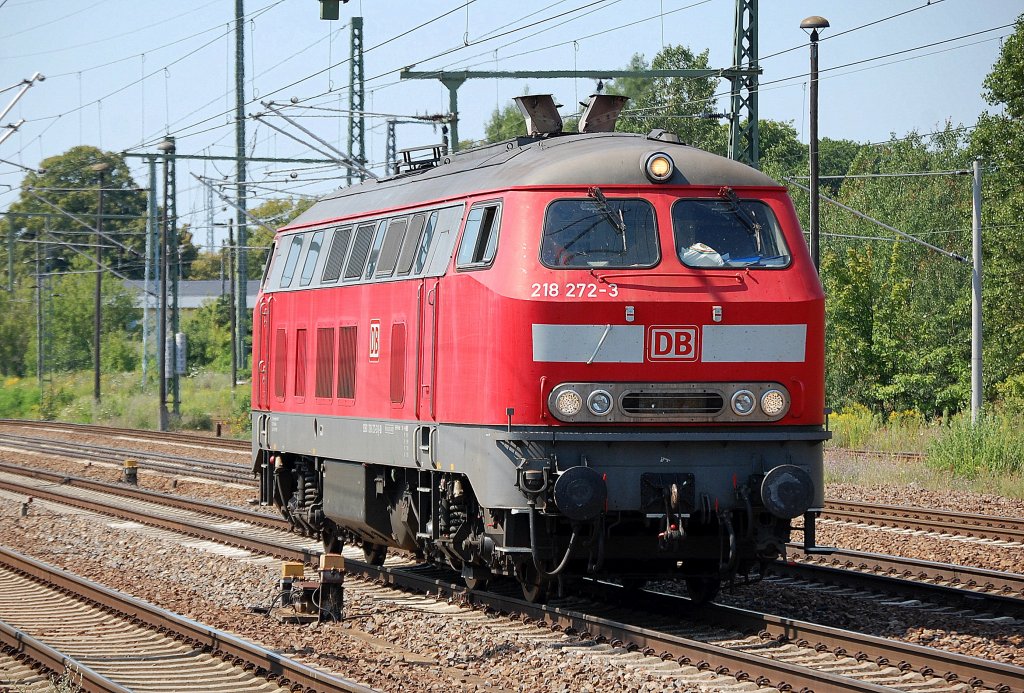 218 272-3 am 27.07.12 Bhf. Flughafen Berlin-Sch�nefeld.