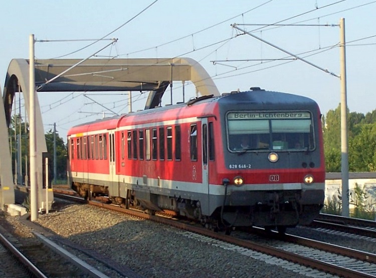 628 646-2 Richtung Berlin-Lichtenberg Sommer 2008 Berlin-Pankow.