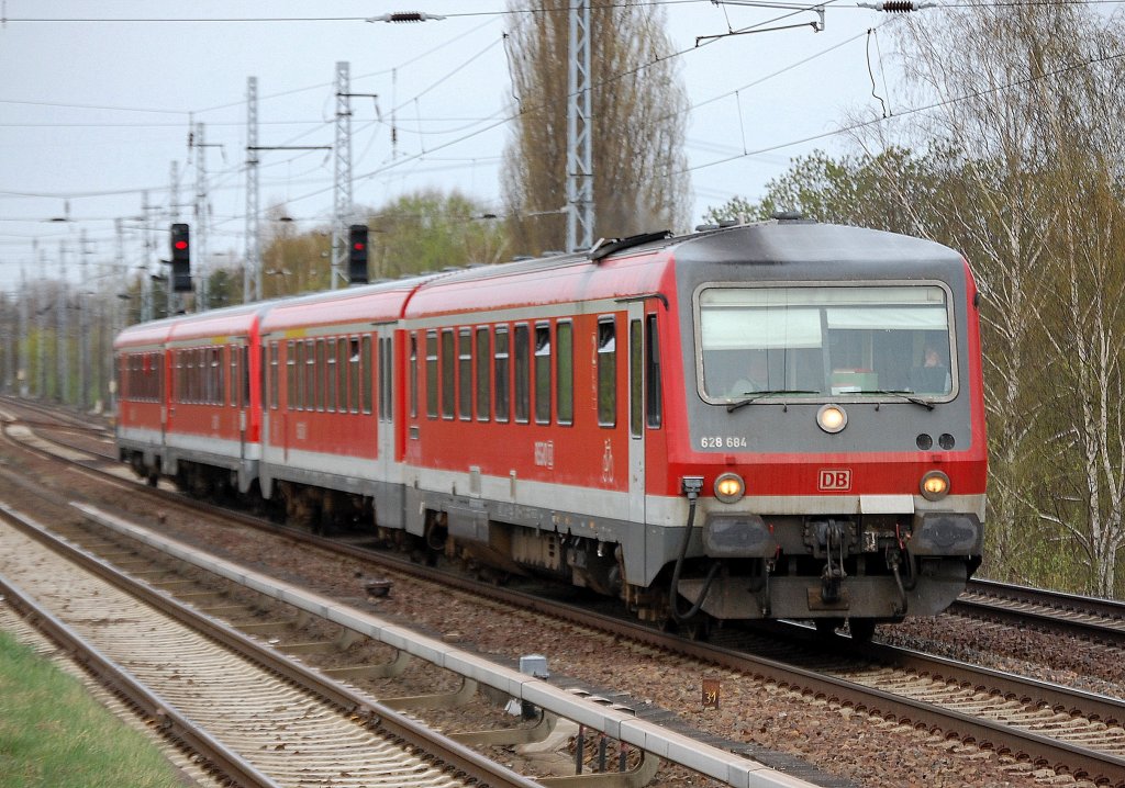 628 684 + 628 ??? am 11.04.11 Berlin-Karow.