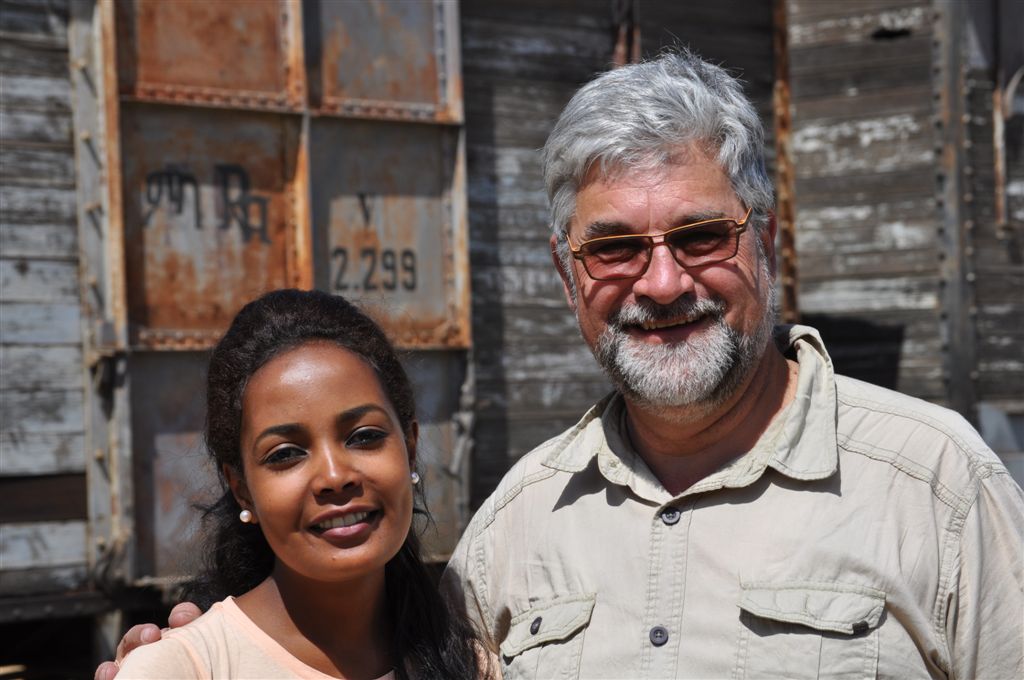 Bethlyhem  Johannes von EriTV und ich in Lessa. 30.01.2012