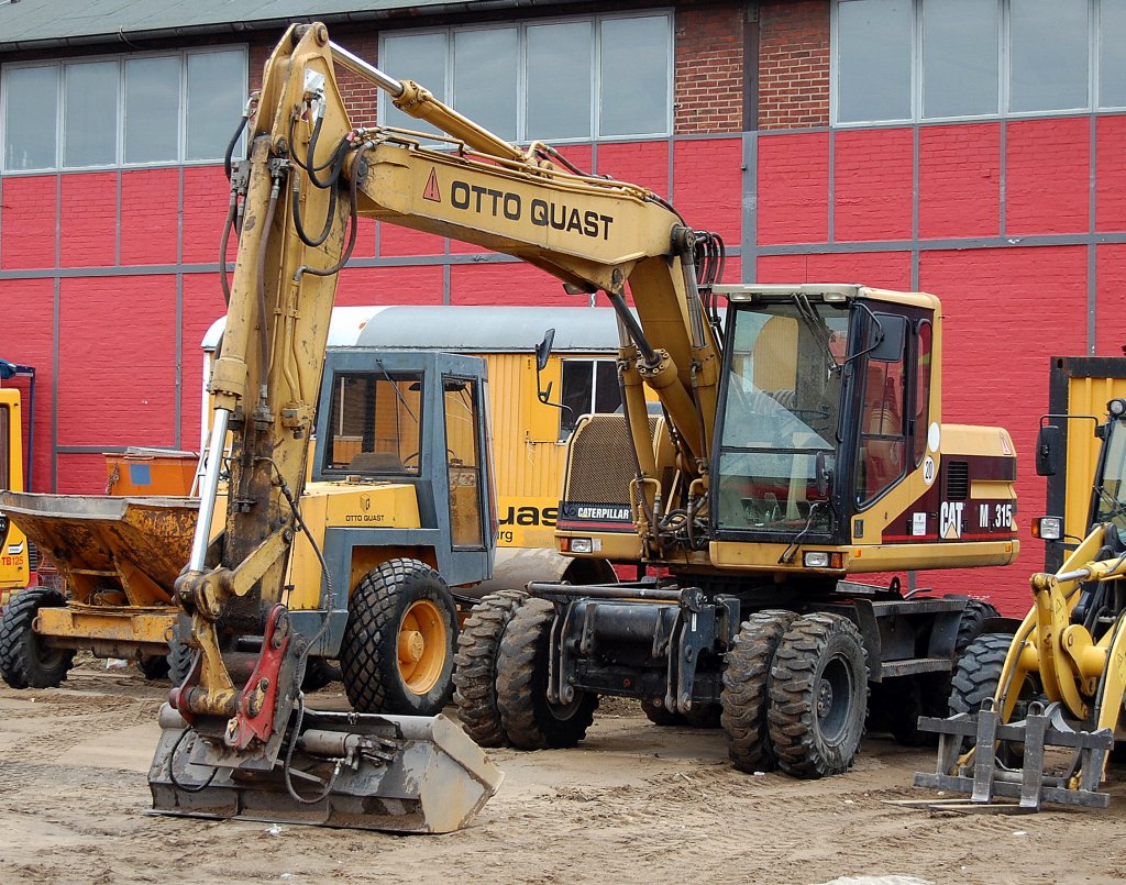 CAT M 315, Mobilbagger der Fa. OTTO QUAST, Tag der offenen T�r Bombardierwerk Hennigsdorf, 16.05.09