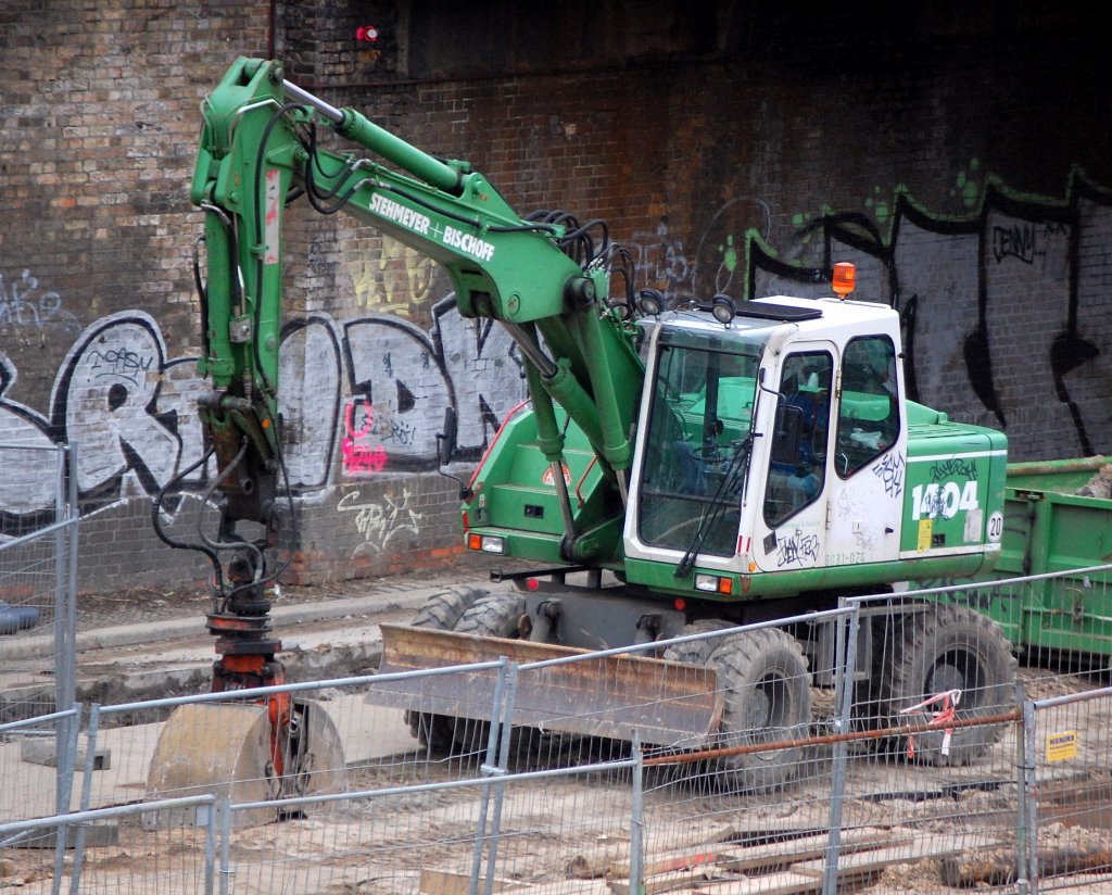 Ein ATLAS 1404 der Fa. STEHMEYER+BISCHOFF, 28.02.09 Gro�baustelle Berlin-Ostkreuz.