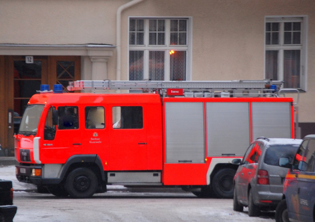 Ein LHF Typ? der Berliner Feuerwehr (BF Suarez), 07.01.09 Berlin-Charlottenburg N�he Kaiserdamm.