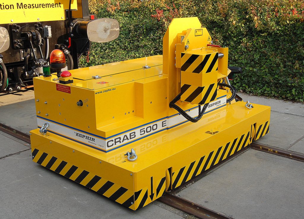 Ferngesteuerter Schienentraktor ZEPHIR CRAB 500 E, 24.09.10 InnoTrans 2010
