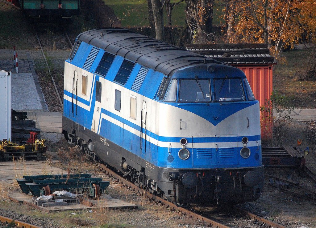 Hier noch als D&D 2402 aktuell EBSG (92 80 1228 757-1 D-EBS, Bj.1969) am 23.01.07 im Berliner Westhafen.