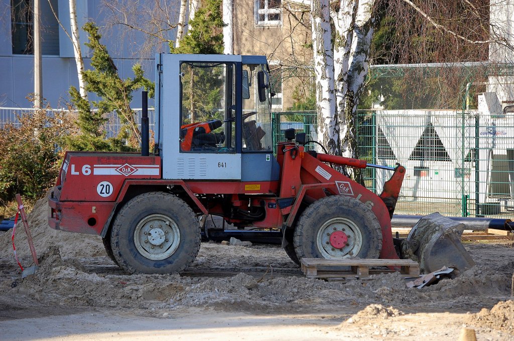 O&K L6 Radlader, 05.03.12 Berlin-Buch.