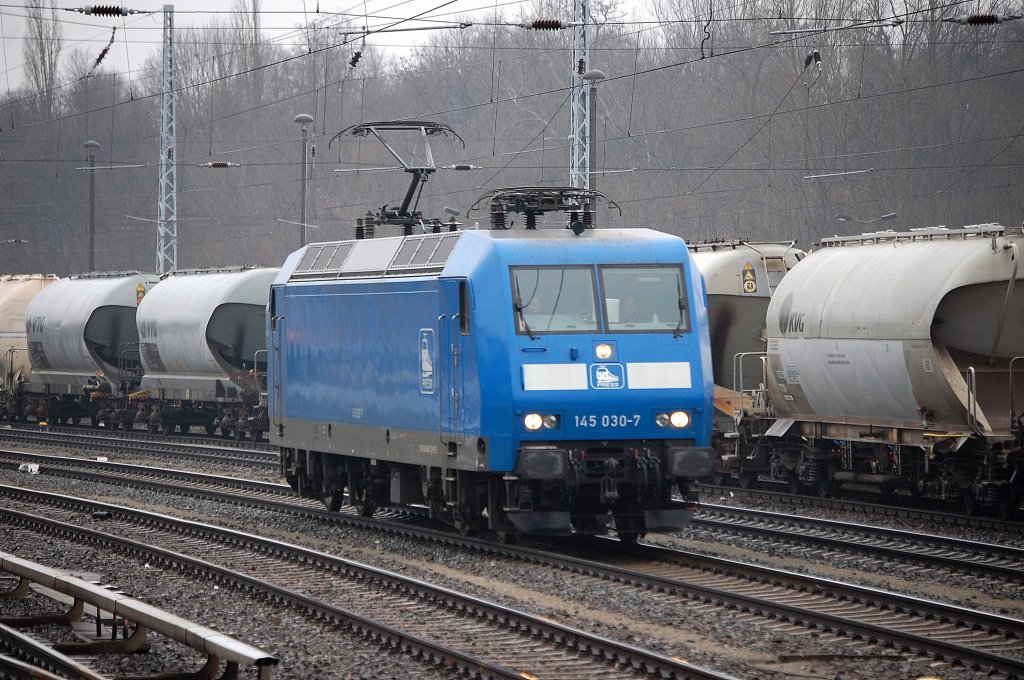 PRESS 145 030-7 (91 80 6145 085-7 D-PRESS) Richtung Bornholmer Str., 03.02.11 Berlin Greifswalder Str.