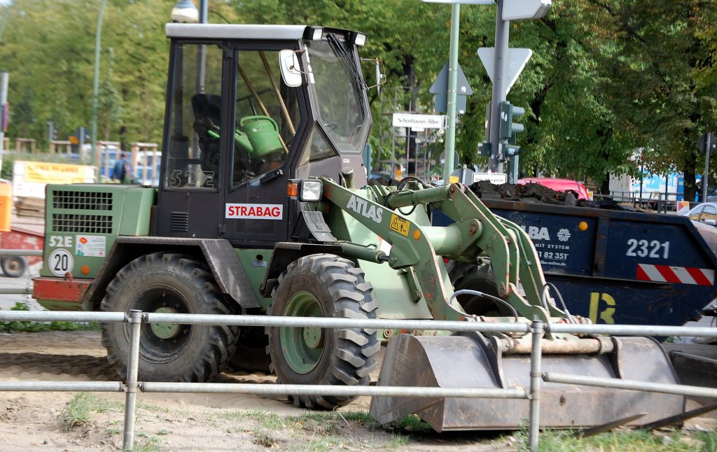 STRABAG Radlader ATLAS 52E, 17.09.08 Berlin Sch�nhauser Allee.
