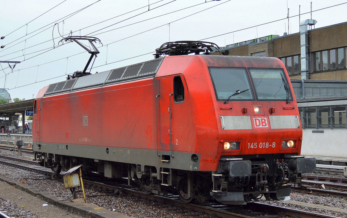 145 018-8 am 16.05.17 Bf. Berlin-Lichtenberg.
