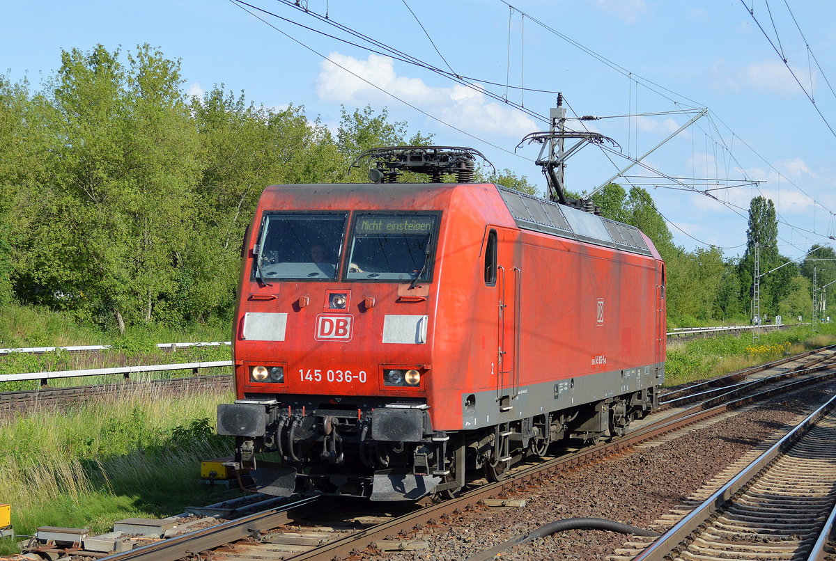 145 036-0 am 06.07.17 Berlin-Hohenschönhausen. 