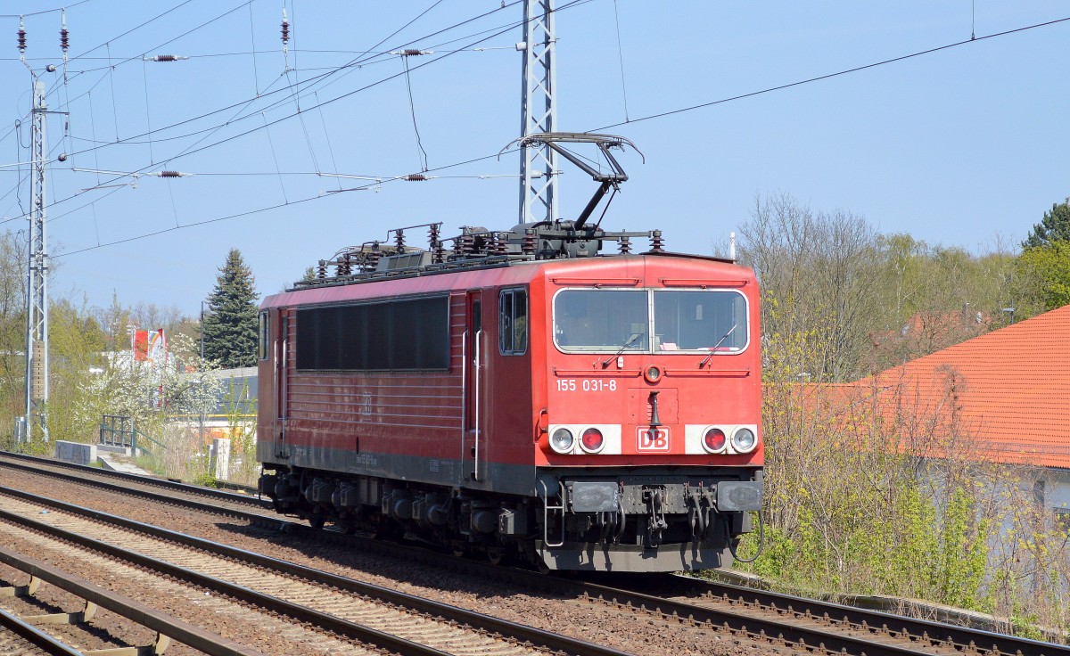 155 031-8 am 23.04.15 Berlin-Karow.