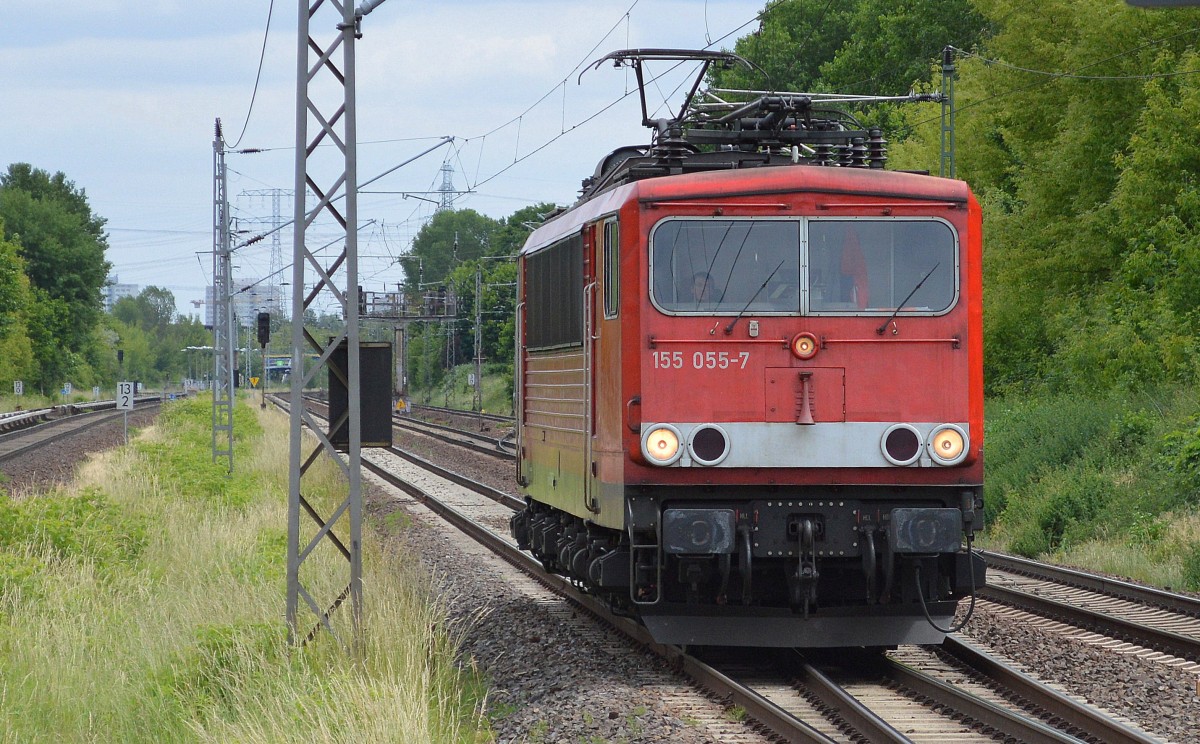 155 055-7 am 16.06.15 Berlin-Hohenschönahusen.