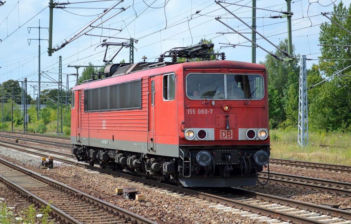 155 060-7 am 15.07.14 Bhf. Flughafen Berlin-Schönefeld.