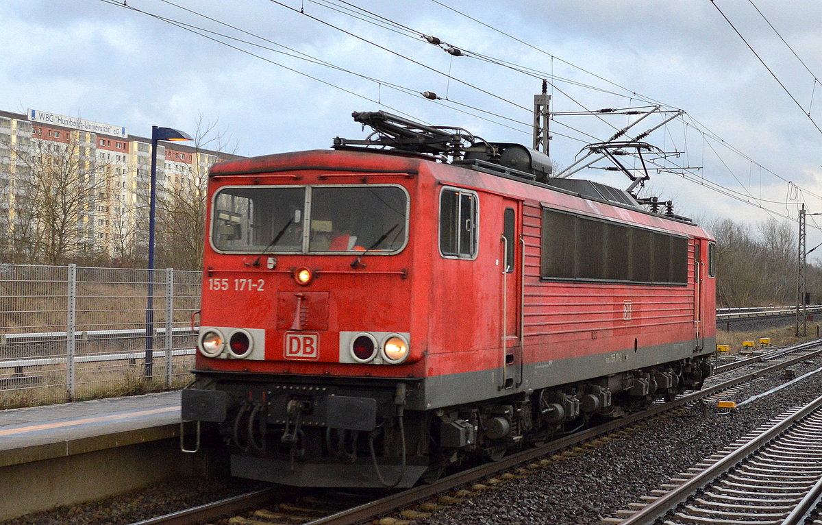 155 171-2 am 01.03.17 Bf. Berlin-Hohenschönhausen.
