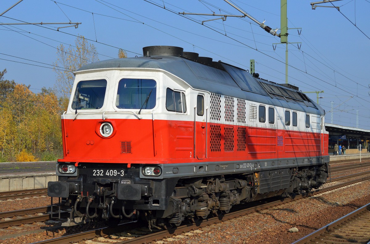 232 409-3 am 28.10.15 Bhf. Flughafen Berlin-Schönefeld.