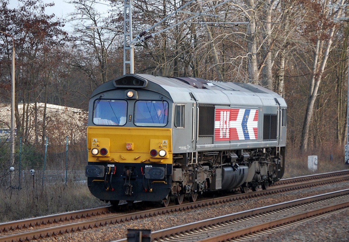 266 038-9 Richtung Oranienburg am 03.12.13 Mühlenbeck/Mönchmühle b. Berlin.