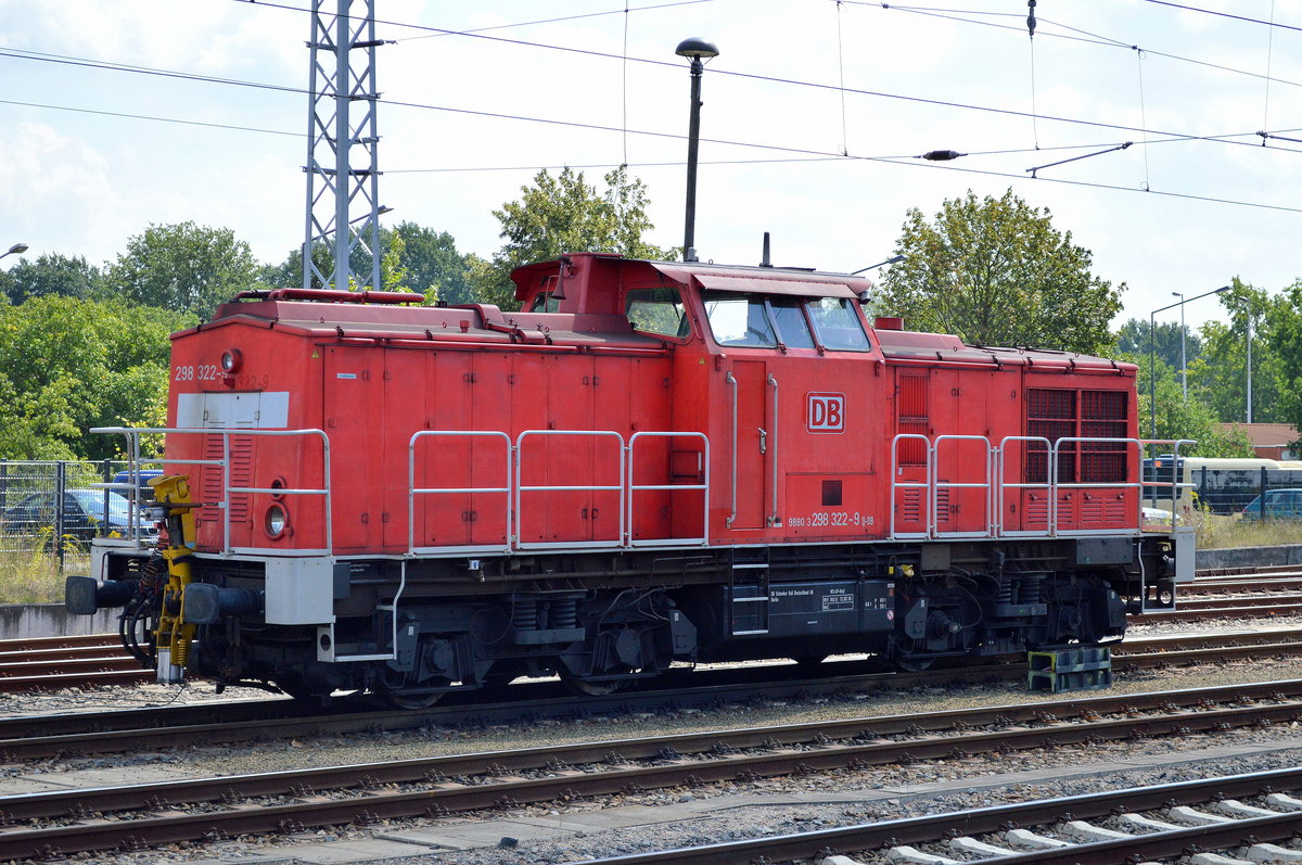 298 322-9 am 13.08.16 Königs Wusterhausen abgestellt.