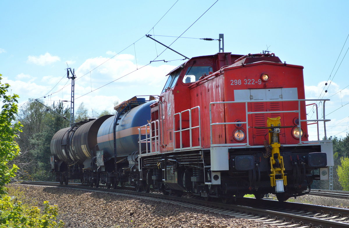 298 322-9 mit Güter-Übergabezug am 02.05.16 Berlin-Wuhlheide.