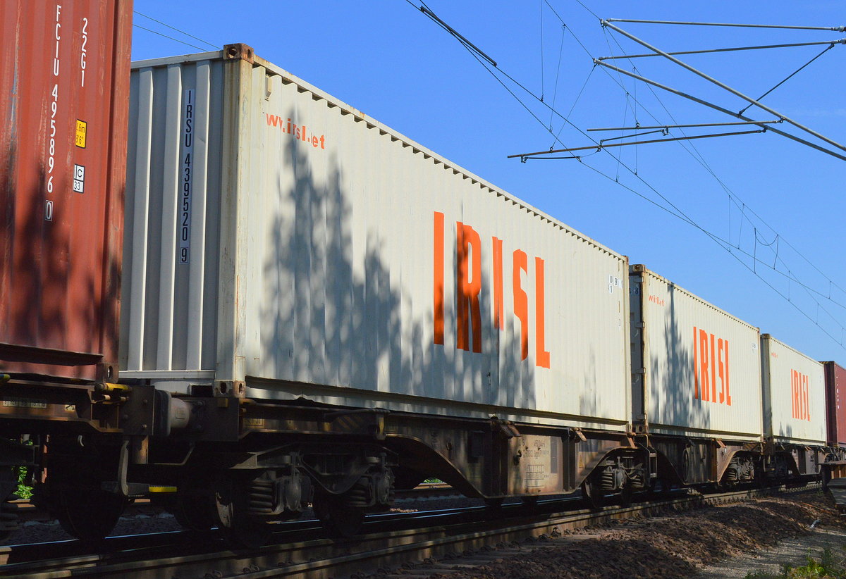 40’ Standard Container der IRISL Europe GmbH vom Hamburger Hafen am 19.07.17 Berlin-Wuhlheide.
