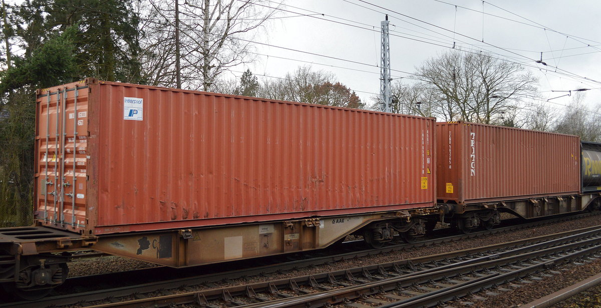 40’ Standard der US-amerikanischen Fa. IP INTERPOOL, INC. am 20.01.18 Berlin-Hirschgarten.