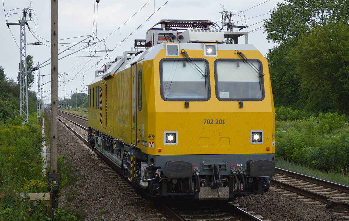 DB Netz Diagnose VT 702 201 am 02.08.17 Bf. Berlin-Hohenschönhausen. 