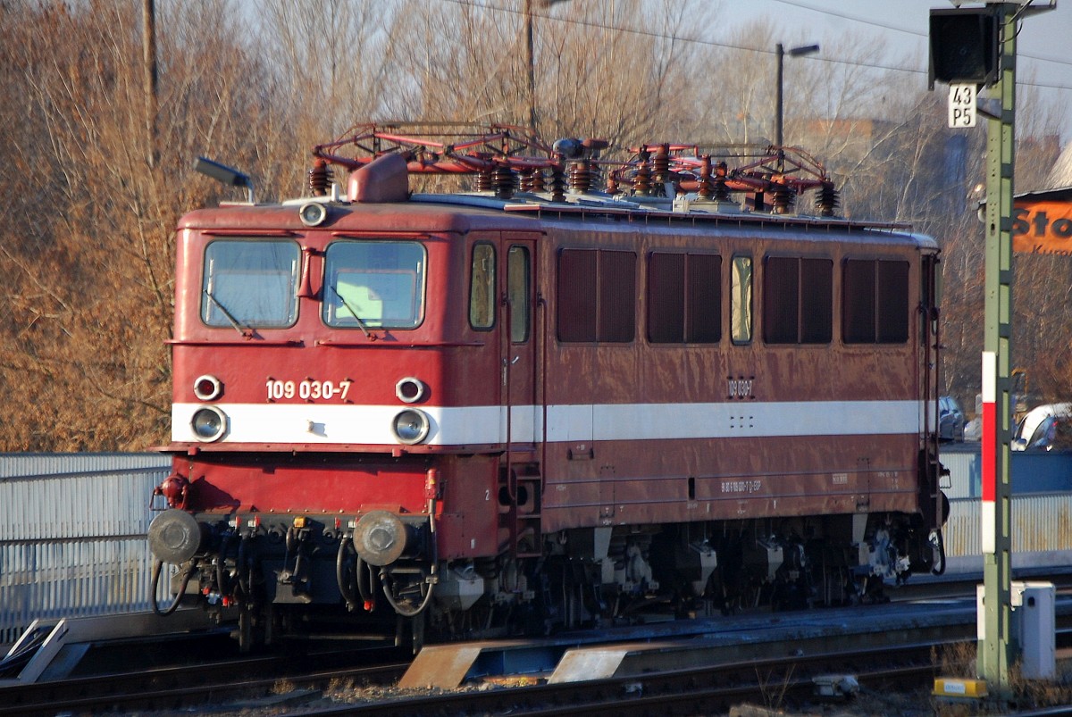 EGP 109 030-7 am 13.12.13 Gbf. Berlin Greifswalder Str. abgestellt. 