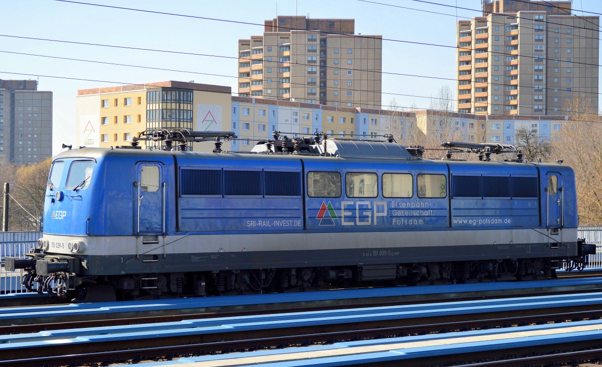 EGP 151 039-5 am 17.03.16 Berlin Greifswalder Str.