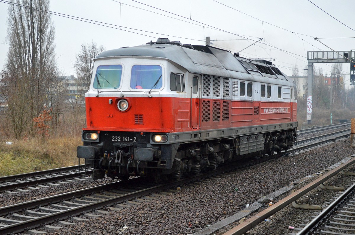 EWR 232 141-2 Richtung Berlin-Blankenburg am 07.01.15 Berlin-Pankow.