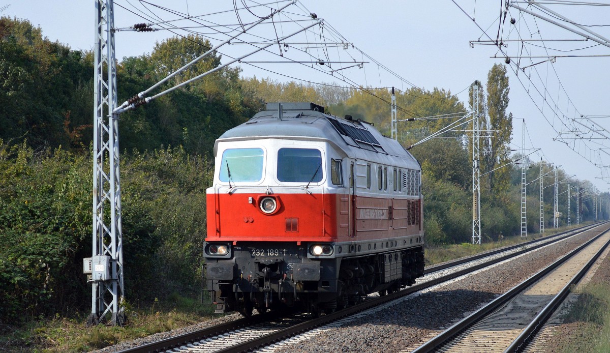 EWR 232 189-1 am 06.10.14 Berlin-Hohenschönhausen. 