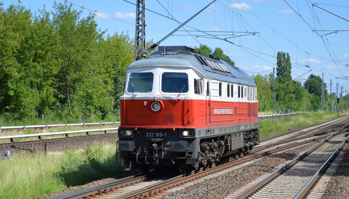 EWR 232 189-1 am 15.06.15 Bhf. Berlin-Hohenschönhausen.