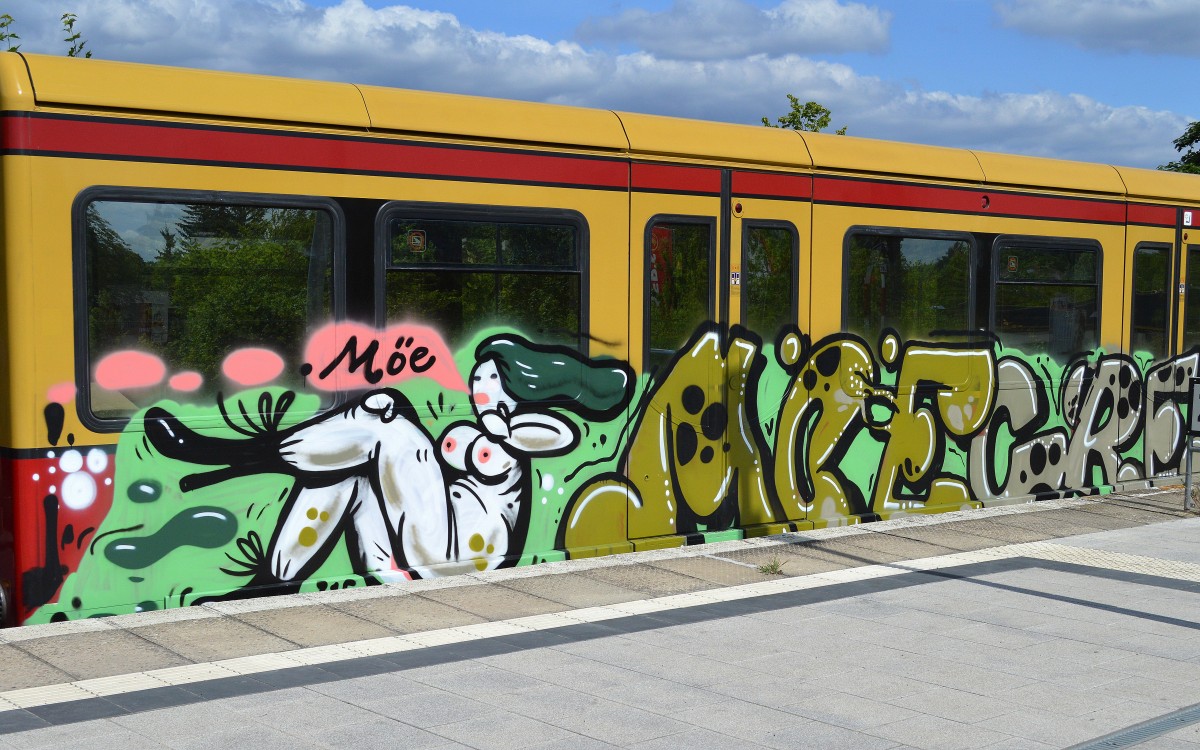 Graffiti gesichtet am 09.06.15 Berlin-Karow.