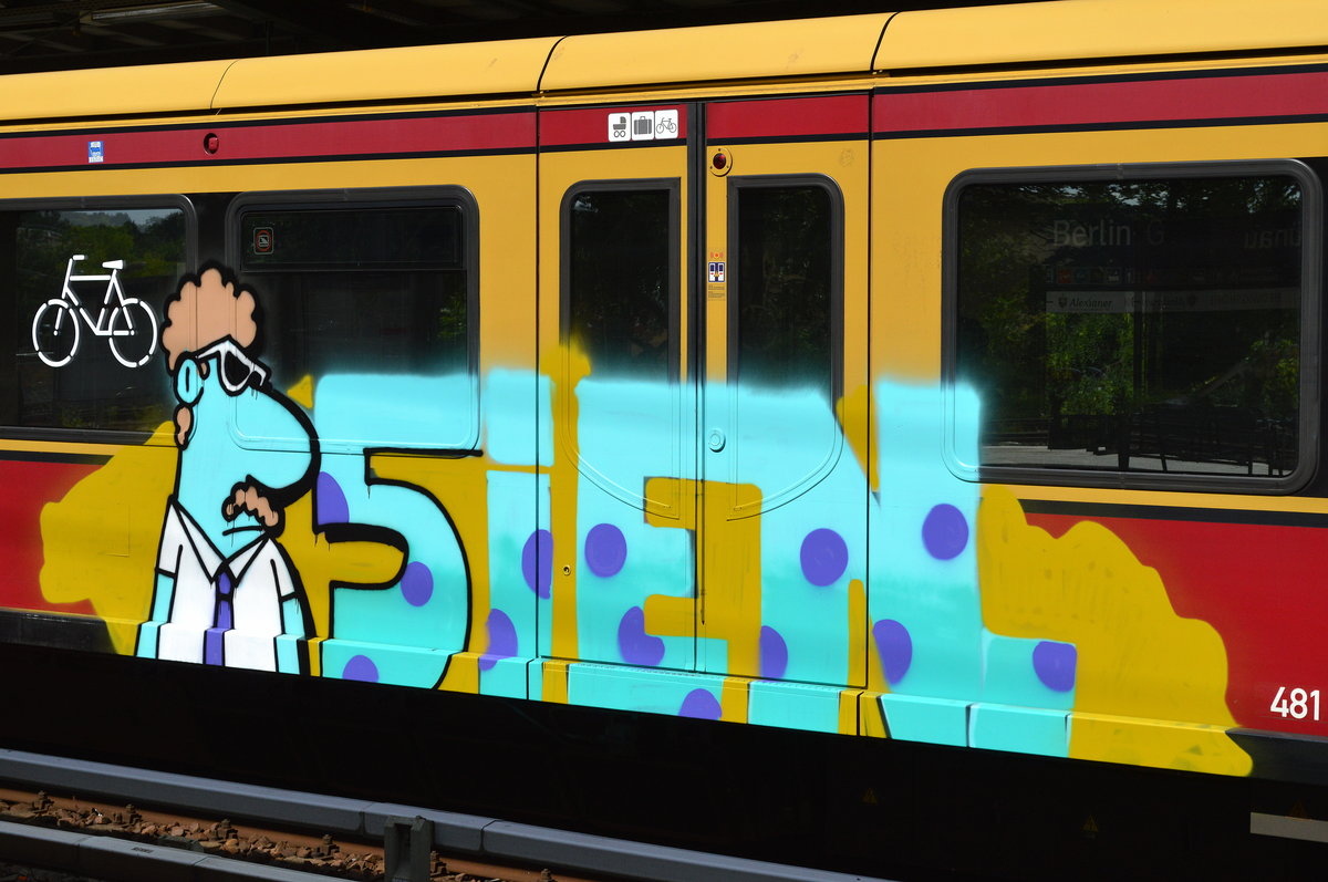 Graffiti gesichtet am 20.06.16 Berlin-Grünau.