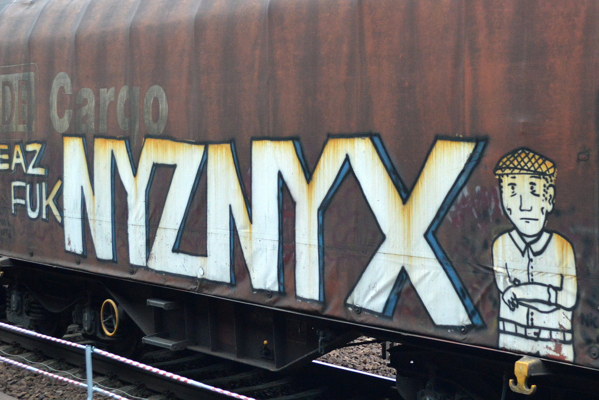 Grafiti gesichtet am 07.04.16 Berlin-Hirschgarten.