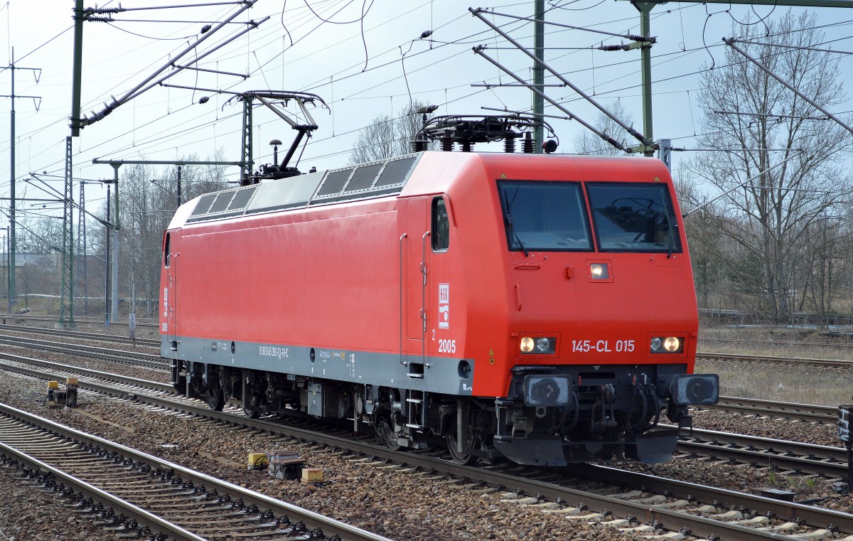 HGK/RHC 145-CL 015 (145 093-1) am 27.03.15 Bhf.Flughafen Berlin-Schönefeld.