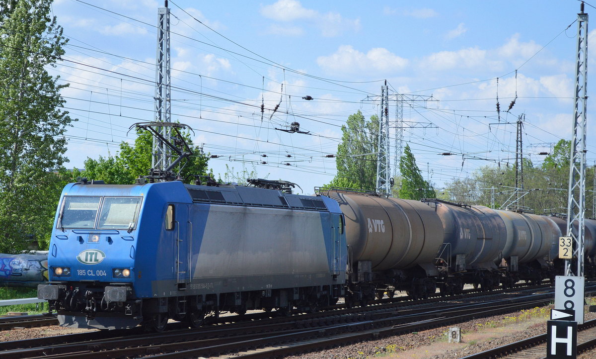 ITL 185-CL 004 (185 504-8) mit Kesselwagenzug am 09.05.16 Berlin-Springpfuhl.