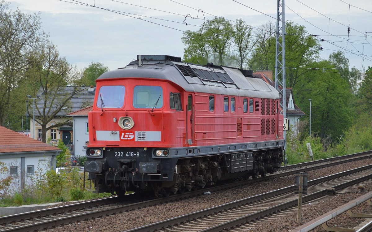 LEG 232 416-8 am 06.05.15 Berlin-Karow.
