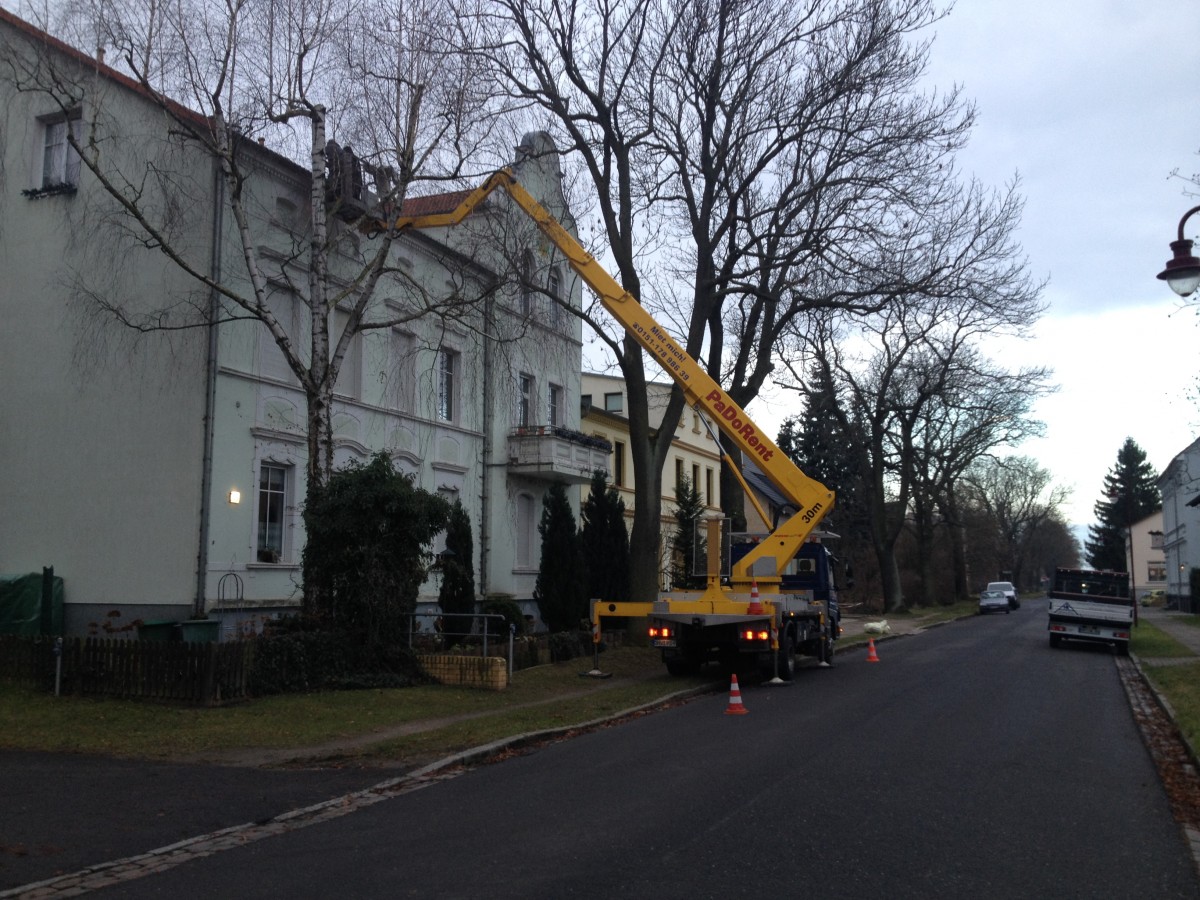 LKW Arbeitsbühne Wumag WT300 von der Fa. PaDoRent Arbeitsbühnenvermietung
