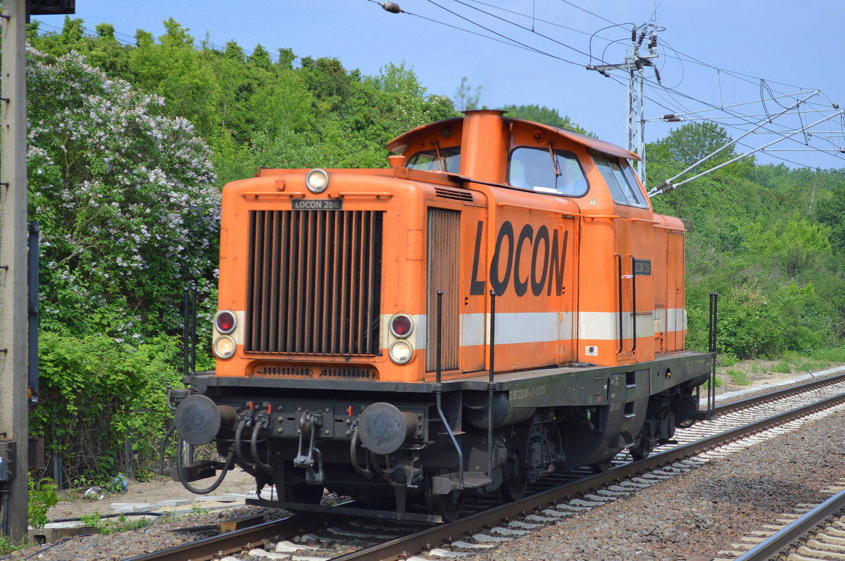 LOCON 206 (212 095-4) am 20.05.16 Berlin-Hohensch�nhausen.
