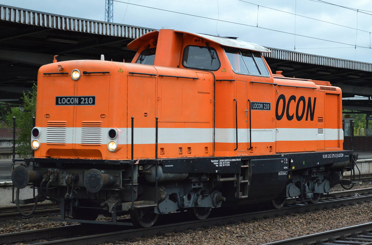 LOCON 210 (212 275-2) am 06.10.16 Bf. Flughafen Berlin-Schönefeld.