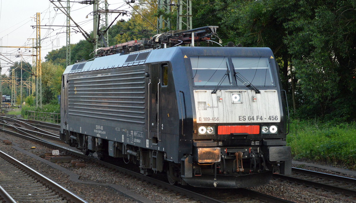 MRCE Dispo ES 64 F4-456/189 456-7 zu diesem Zeitpunkt wohl noch für SETG tätig am 19.06.17 Bf. Hamburg-Harburg.