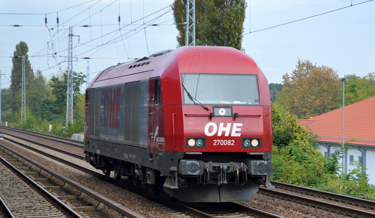 OHE 270082 (223 103-3) am 19.09.14 Berlin-Karow.