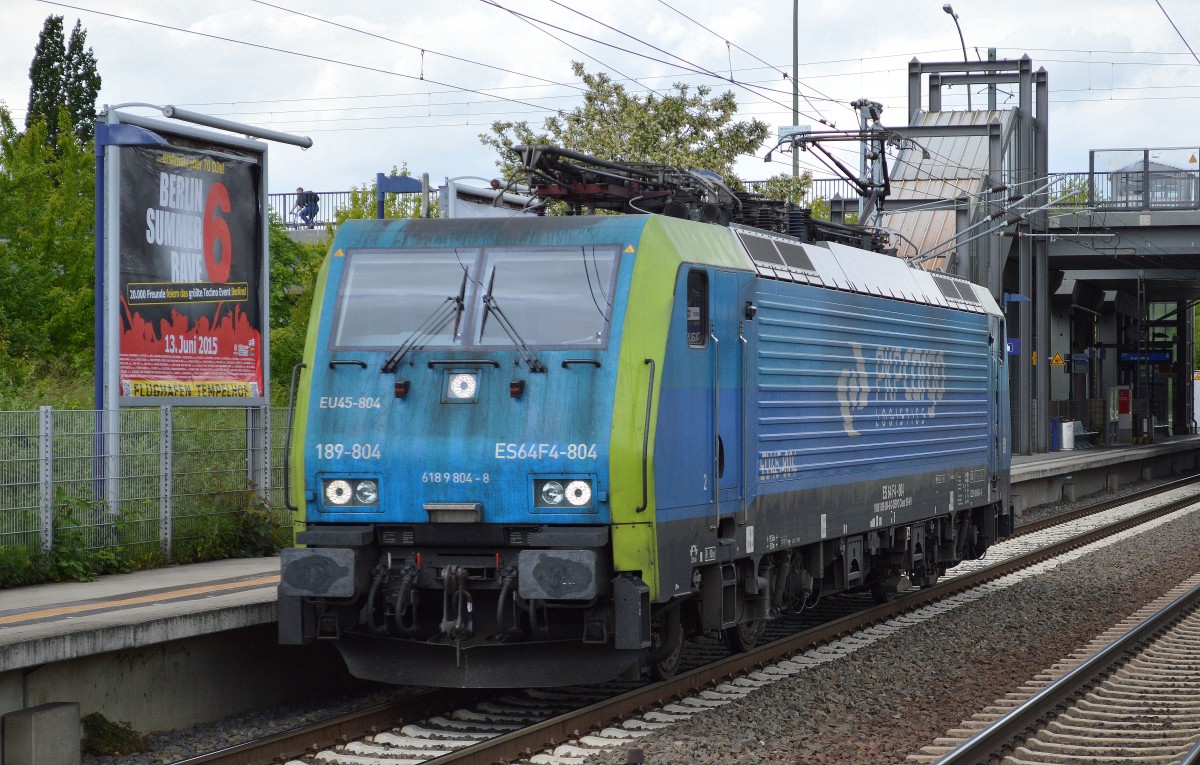 PKP Cargo mit 189-804/EU45-804 am 03.06.15 Berlin-Hohenschönhausen.