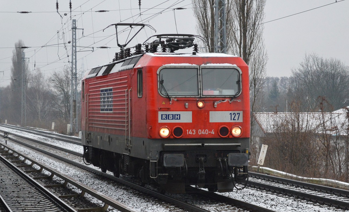 RBH 127/143 040-4 am 30.01.15 Berlin-Karow.