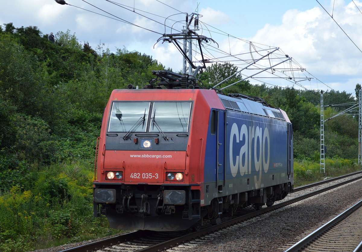 Re 482 035-3 Für Raildox am 06.08.17 Berlin-Hohenshönhausen.