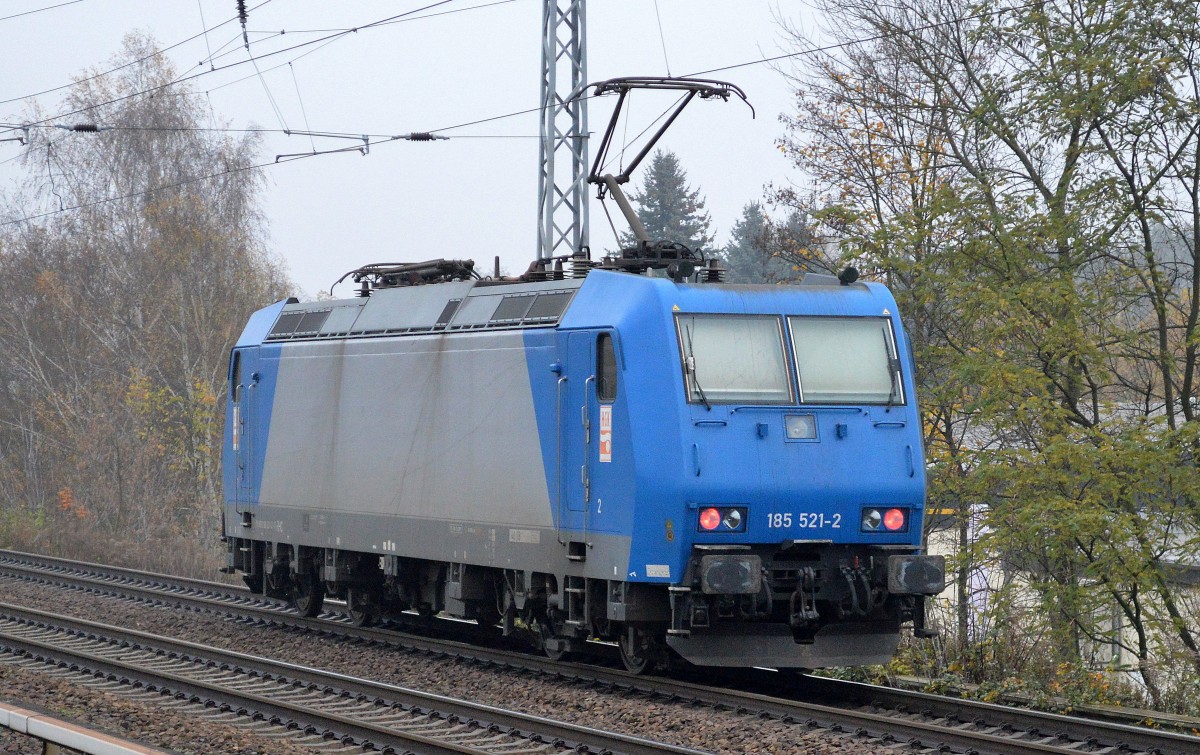 RHC 185 521-2 Richtung Schqwedt am 12.11.14 Berlin-Karow.