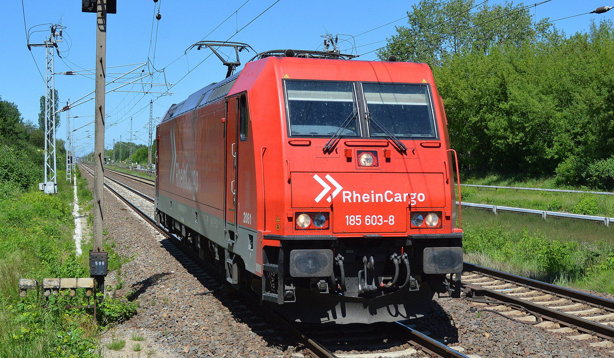 RHC 185 603-8 am 02.06.17 Bf. Berlin-Hohenschönhausen.