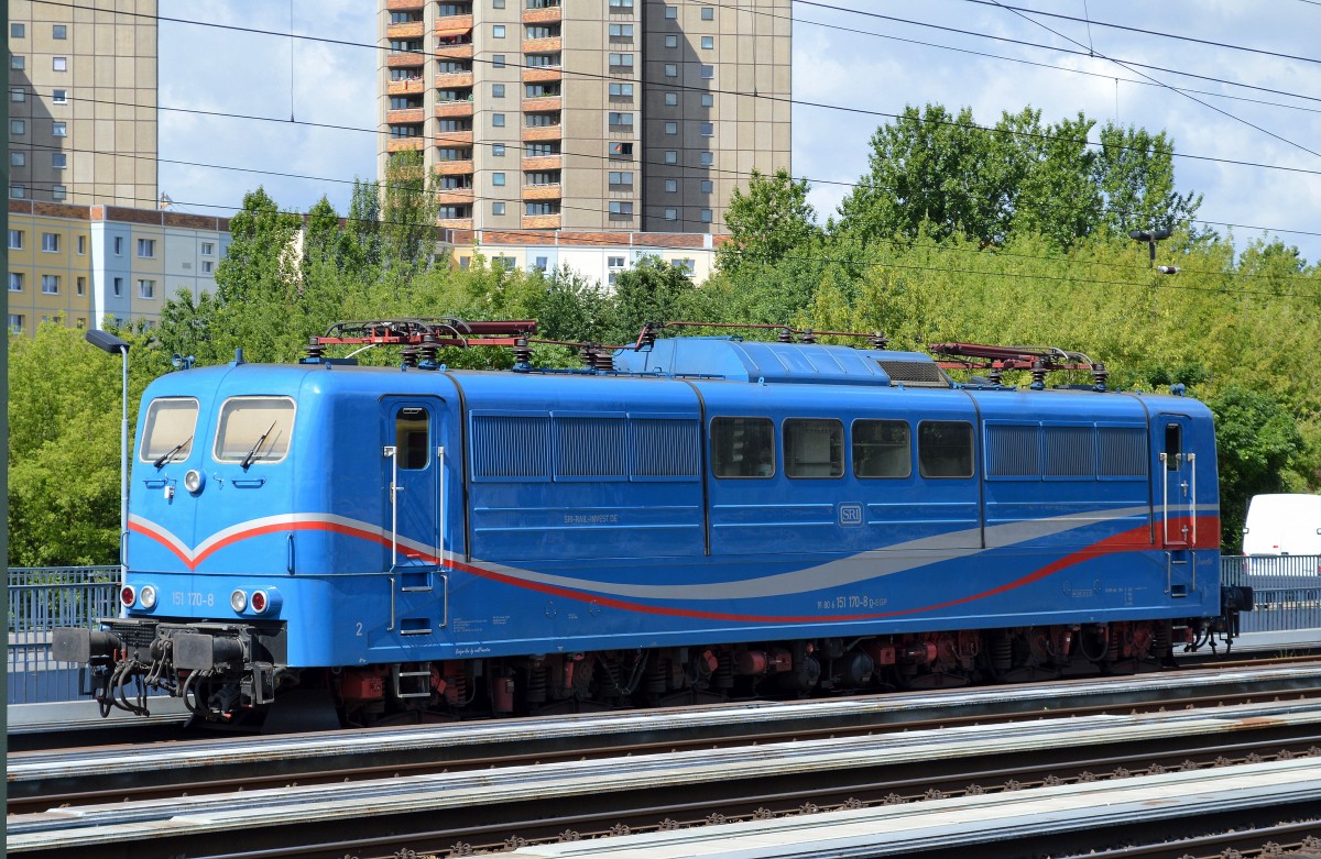 SRI Mietlok 151 170-8 für EGP am 01.07.14 abgestellt Berlin Greifswalder Str. 